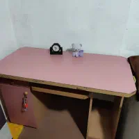 میز کامپیوتر بزرگ ومحکم بایه کمدویه کشوودوجامعاوضه