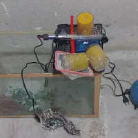 آکواریوم با وسایل و لوازم  کامل