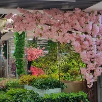 درختچه گل شکوفه گیلاس سیب بهاری|گل مصنوعی|فردیس, |دیوار