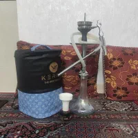 قلیان تنه شمش عربی + کیف + ۲ سری
