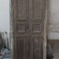 درب قدیمی چوب گردو