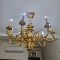 خریدار و فروشنده لوستر برنزی