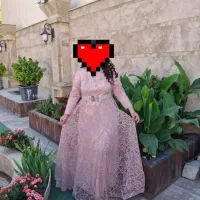 لباس مجلسی سایز ۴۶  رنگ گلبهی