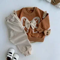 اقساطی/بلوز شلوار پاپیون مجلسی+سیسمونی کامل|کفش و لباس بچه|مشهد, آزادشهر|دیوار