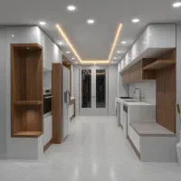 دکوراسیون داخلی بازسازی کابینت کناف کاغذدیواری