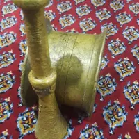 هاون برنجی عتیقه خیلی قدیمی|کلکسیون اشیاء عتیقه|اهواز, کمپلو جنوبی|دیوار