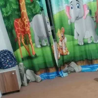 . یک دست پرده. مخمل ترک. دستی 2300