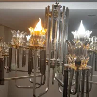 لوستر الومینیومی  ۱۴شاخه|لوستر و چراغ آویز|تهران, منیریه|دیوار