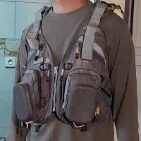 جلیقه ماهیگیری و کوهنوردی کوله دار ضد آب