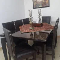 ست کامل مبل و میزوسط و ناهارخوری و عسلی|مبلمان خانگی و میز عسلی|شیراز, تپه تلویزیون|دیوار