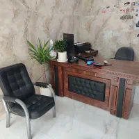 فروش میز مدیریتی و صندلی چرخان و صندلی نشیمن