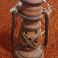 فروش دوعددفانوس ساخت گلی نو