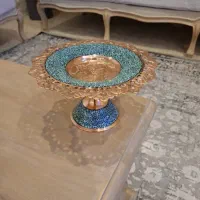 ست شیرینی خوری و اجیل خوری و قندان فیروزه کوبی شده|صنایع دستی و سایر لوازم تزئینی|تهران, شادمان|دیوار