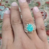 انگشتر فیروزه نیشابور دست ساز|جواهرات|قم, زند آباد|دیوار