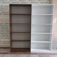 کتابخانه قفسه شرکتی 5طبقه چوب باز