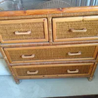 کشو و کنسول حصیری|بوفه، ویترین، کنسول|چمستان, |دیوار