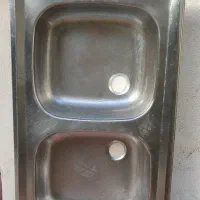 سینک دوقلو و سبد آبچکان