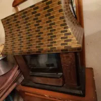 کمد لباس کشویی با آینه و بخاری