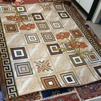 گلیم فرش کویر یک متر و نیم در یک متر و ۸۰ سانت