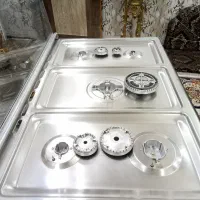 فرگاز تمام استیل آلتون2اگزوزه و رگلاتور دار درحدآک|اجاق گاز و لوازم برقی پخت‌وپز|اهواز, شهرک رزمندگان|دیوار