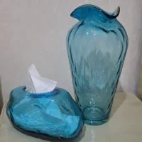 ست گلدان و جا دستمالی