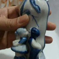 ظروف قلم آبی قدیمی آنتیک