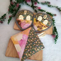 سفارش دوخت سرویس آشپزخانه عروس|سفره، حوله، دستمال آشپزخانه|کاشان, فاز ۱ ناجی آباد|دیوار