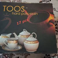 سرویس چای خوری ۱۷ پارچه طوس