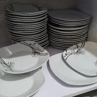 بشقاب خورشت و برنج خوری، پیش دستی چینی زیرفی