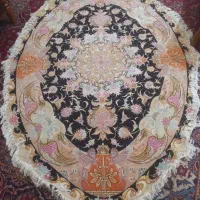 فرش دستباف گل ابریشم