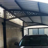 سایبان خودرو شیک و با دوام و ارزان|مصالح و تجهیزات ساختمان|فولادشهر, B2|دیوار