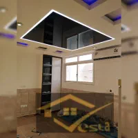 اجرای باریسول سقف کشسان و لاین نوری
