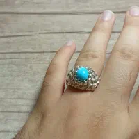 انگشتر فیروزه نقره