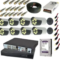دوربین مداربسته با وضوح عالی و زاویه دید گسترده.