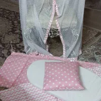 سرویس رختخواب نوزاد و محافظ تخت وتور بالای تخت