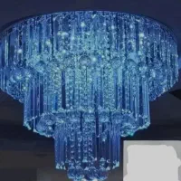 لوستر گرد و مربع ۶۰ در ۶۰|لوستر و چراغ آویز|اهواز, کمپلو جنوبی|دیوار