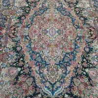 فرش۹متری۳۵رج طرح سالاری حاشیه کف ابریشم