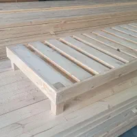 کفی تخت یکنفره تمام چوب