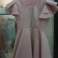پیراهن بچگانه رنگ کالباسی