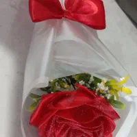 گل رز تک شاخه شاین دار|گل مصنوعی|رشت, بازار|دیوار