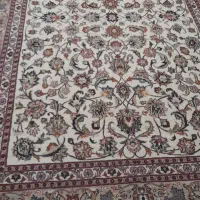 یک تخته فرش 12متری دستباف مشهد طرح افشان کرم