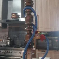 قلیان تنه چوبی