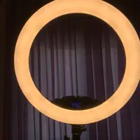 رینگ‌لایت حرفه ای جماری و سه پایه حرفه ای پاناسال|دوربین عکاسی و فیلم‌برداری|گنبد کاووس, |دیوار