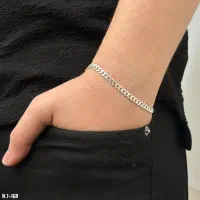 دستبند تمام نقره مردانه کارتیر وارداتی ترکیه