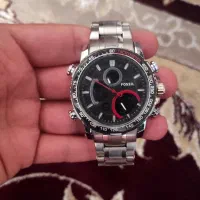 ساعت مچی مردانه Fossil مدل استیل دو زمانه|ساعت|مرودشت, ثبت احوال|دیوار