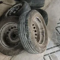 رینگ و لاستیک سایز ۱۳  ۶ عدد