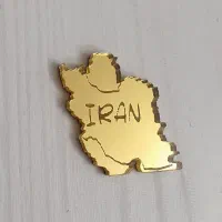 استیکر پشت چسبدار ایران آینه ای