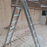 نردبان آلومینیومی ۱۶ پله دو کشویی