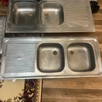 سینک  دو قلو ، چپ و راست ، سایز ۶۰ و ۵۰ البرز