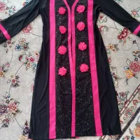 مانتو کرپ مشکی|لباس|آباده, |دیوار